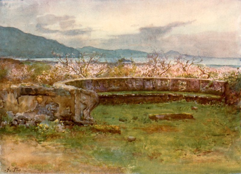 Halbrundes Bankgrab von Alberto Pisa