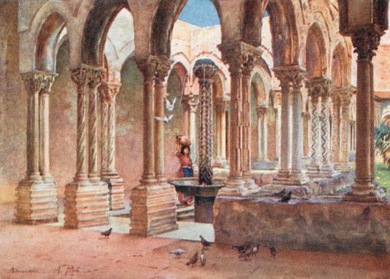 Die Kreuzgänge, Monreale von Alberto Pisa