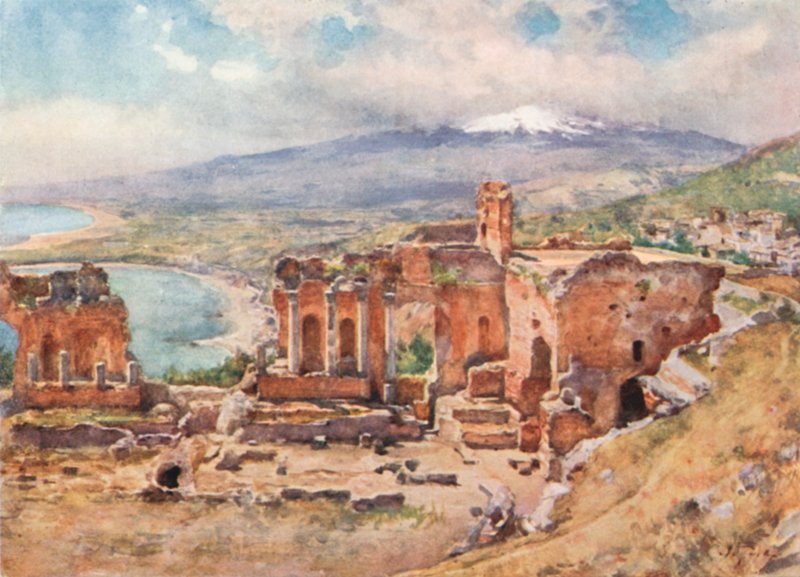 Das Theater, Taormina von Alberto Pisa