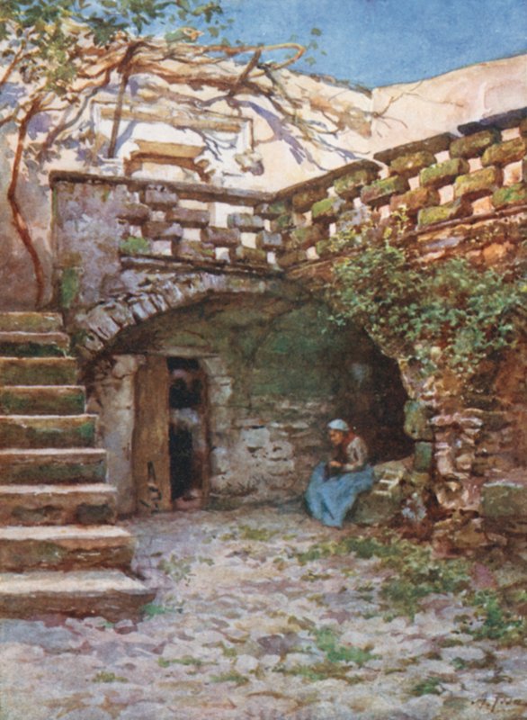 Hof in Monte San Giuliano von Alberto Pisa