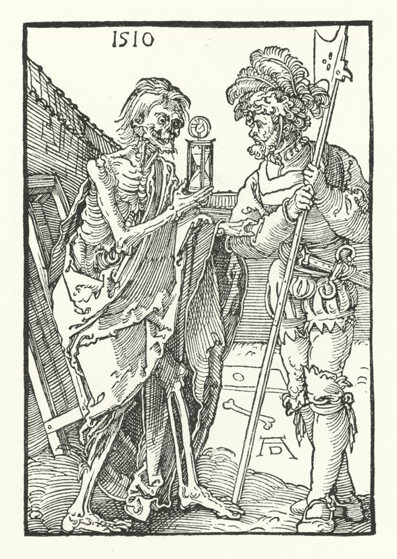 Der Tod und der Soldat von Albrecht Dürer