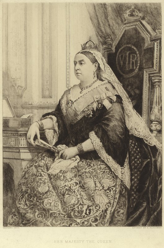 Porträt von Königin Victoria von Alexander Bassano