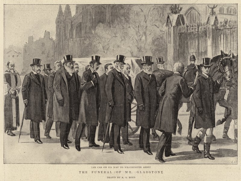 Die Beerdigung von Mr. Gladstone von Alexander Stuart Boyd