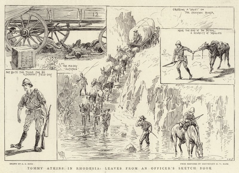 Tommy Atkins in Rhodesien, Blätter aus dem Skizzenbuch eines Offiziers von Alexander Stuart Boyd