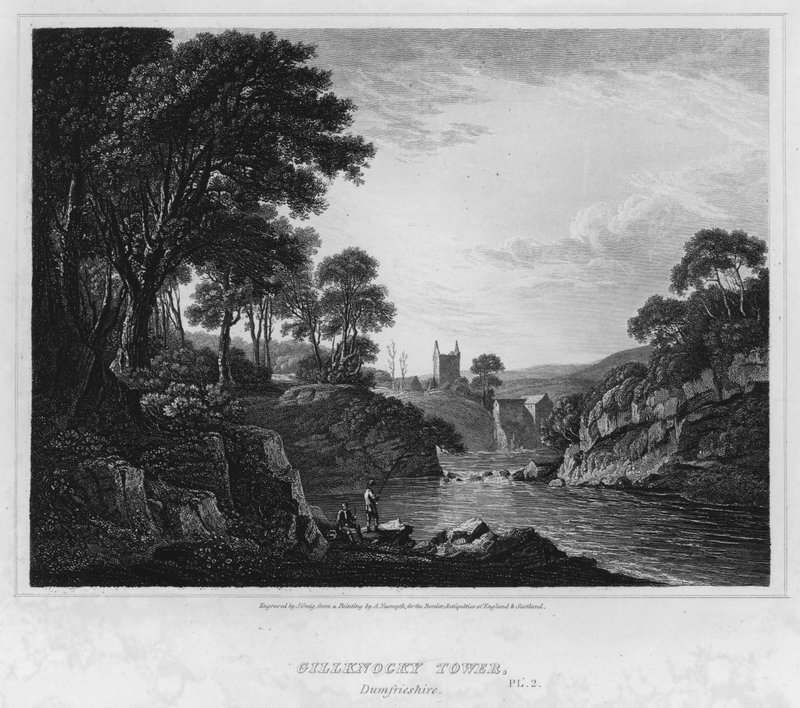 Gillknocky Tower, Dumfriesshire von Alexander (after) Nasmyth