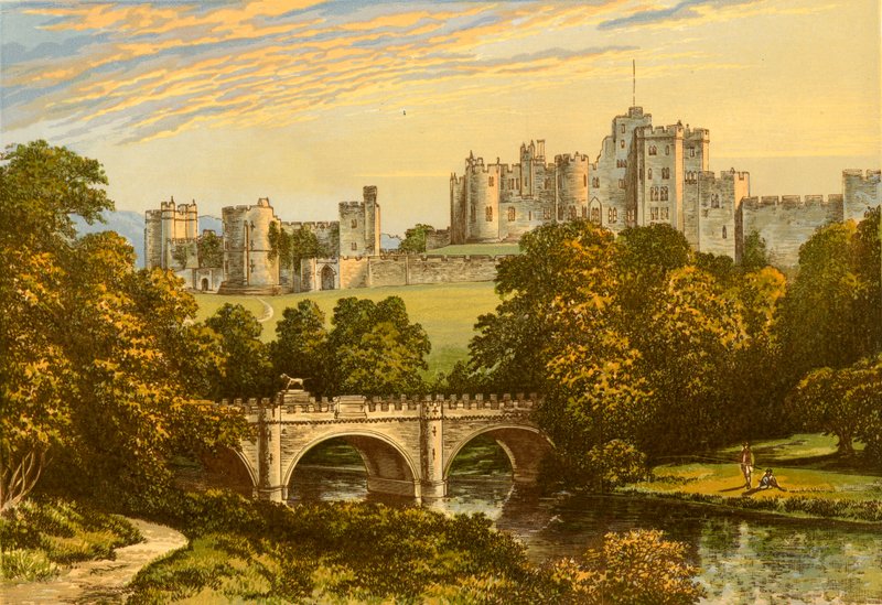 Schloss Alnwick von Alexander Francis Lydon