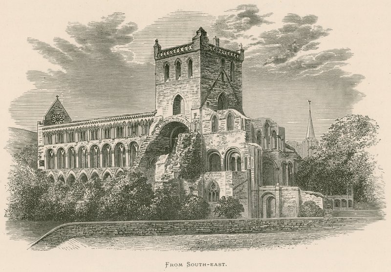 Jedburgh Abtei, von Südosten von Alexander Francis Lydon