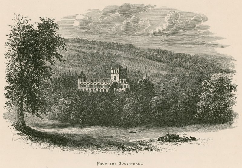 Jedburgh Abbey, von Südosten von Alexander Francis Lydon