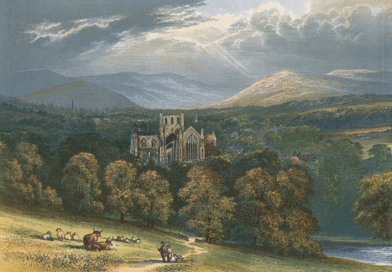 Melrose Abbey von Alexander Francis Lydon