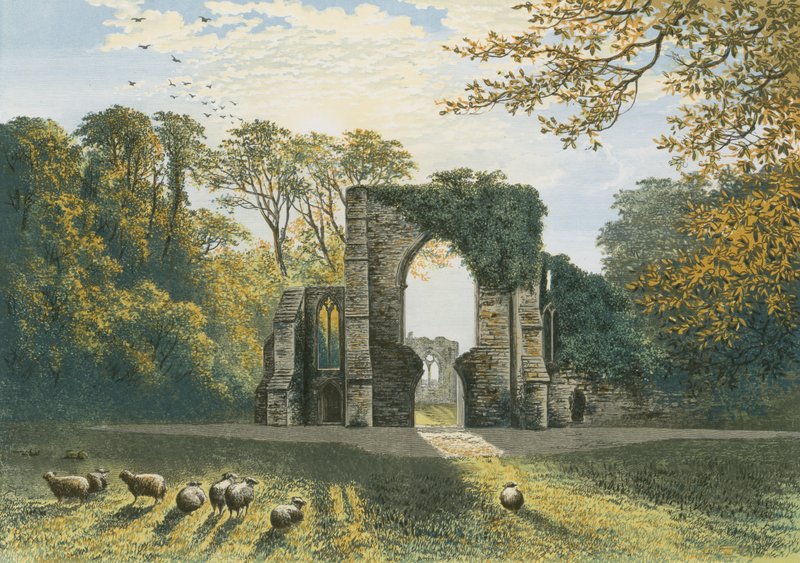 Netley Abbey von Alexander Francis Lydon