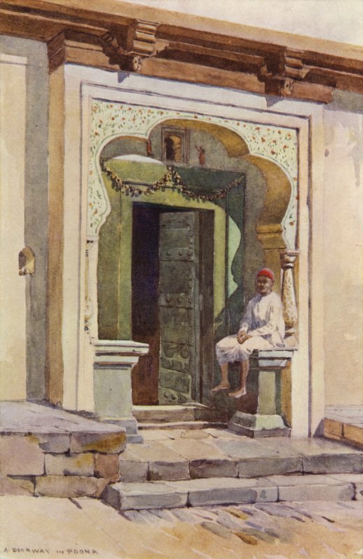 Ein Torweg, Poona von Alexander Henry Hallam Murray