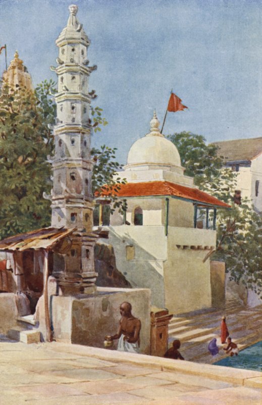 Der Walkeshwar-Tempel, Bombay von Alexander Henry Hallam Murray