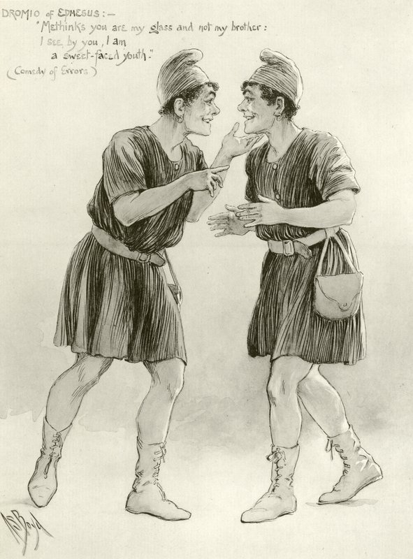 Dromio von Ephesus (Gravur) von Alexander Stuart Boyd