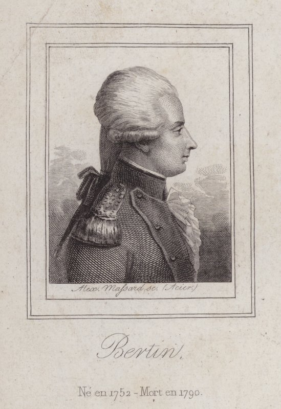 Antoine de Bertin, französischer Dichter von Alexandre Massard