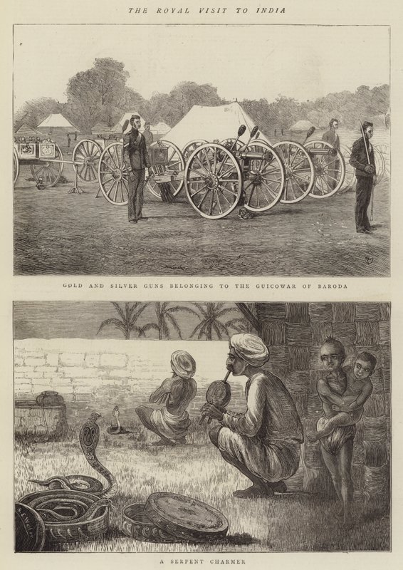 Der königliche Besuch in Indien von Alfred Chantrey Corbould