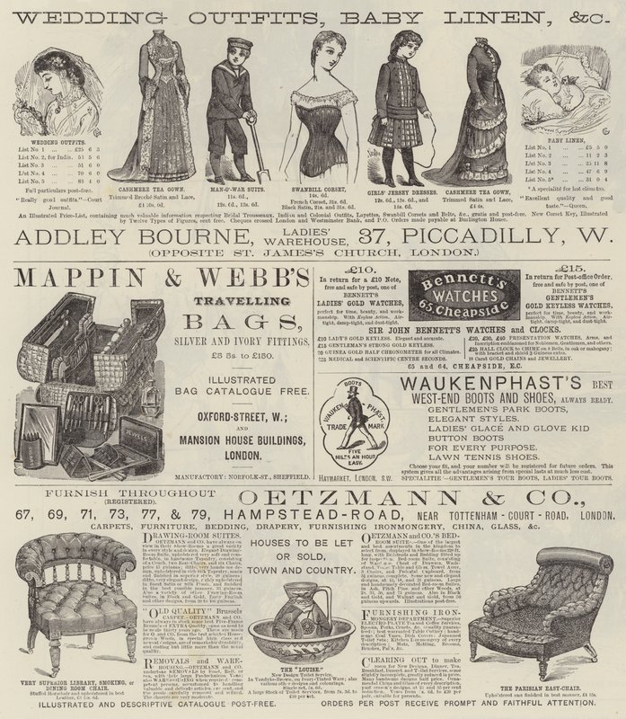 Werbungen von Alfred Crowquill