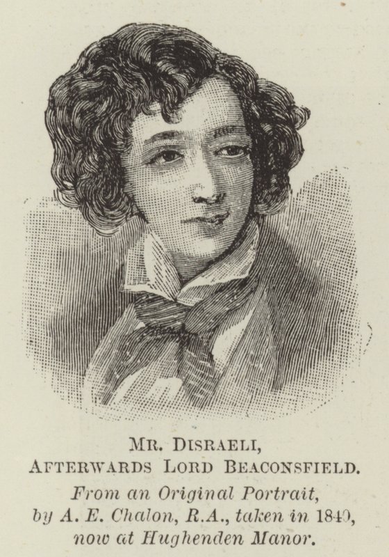 Herr Disraeli, später Lord Beaconsfield von Alfred Edward Chalon