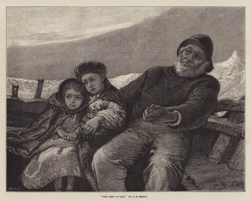 Die erste Reise von Alfred Edward Emslie