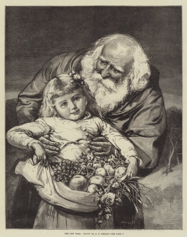 Das neue Jahr von Alfred Edward Emslie
