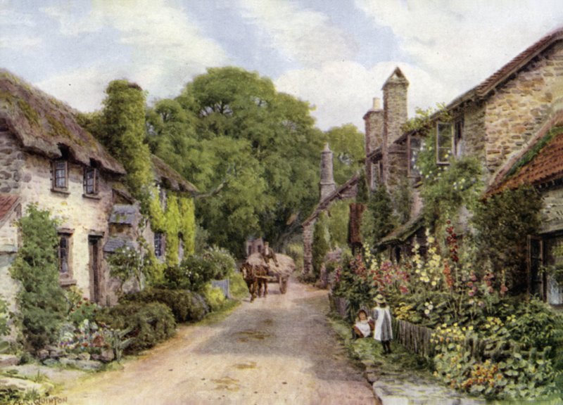 Bossington, nahe Porlock, Somerset von Alfred Robert Quinton