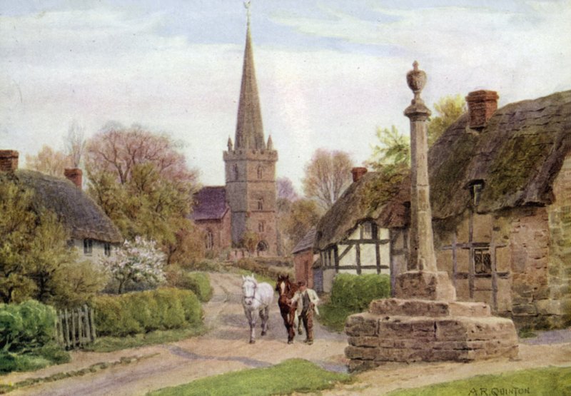 Childs Wickham, nahe Evesham, Worcester von Alfred Robert Quinton