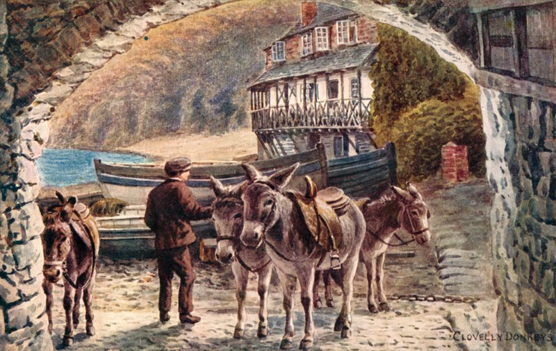Clovelly-Esel von Alfred Robert Quinton