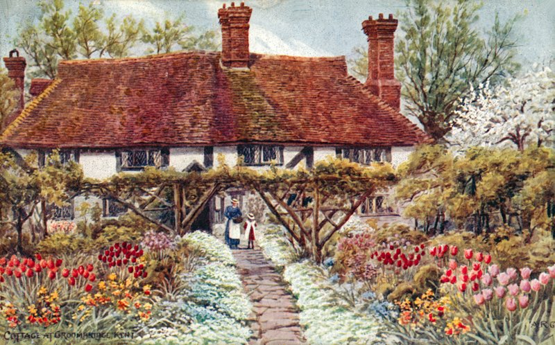 Hütte in Groombridge, Kent von Alfred Robert Quinton