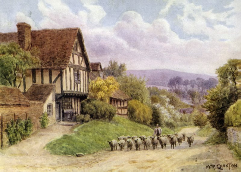 Cropthorne, nahe Evesham, Worcester von Alfred Robert Quinton
