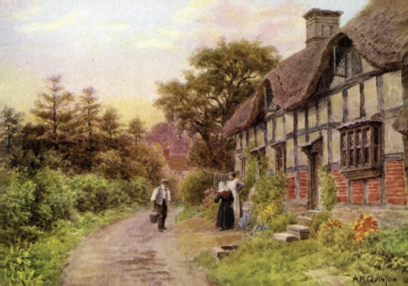 Abend, Elmley Castle, Worcester von Alfred Robert Quinton