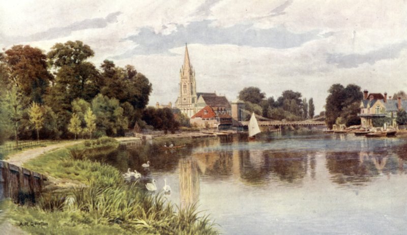 Marlow Brücke von Alfred Robert Quinton