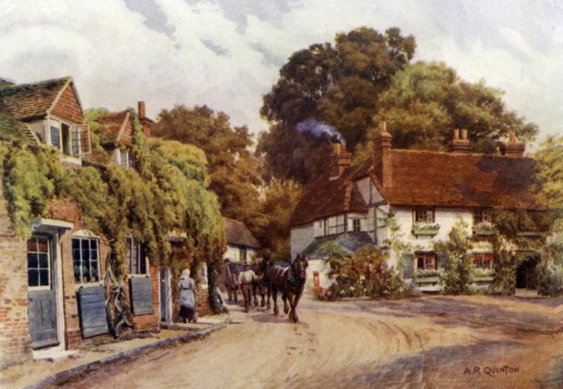 Sonning Village von Alfred Robert Quinton
