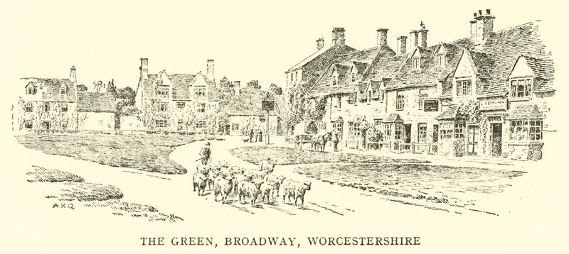 Der Grün, Broadway, Worcestershire von Alfred Robert Quinton