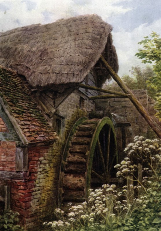 Das Mühlrad, Elmley Castle, Worcester von Alfred Robert Quinton