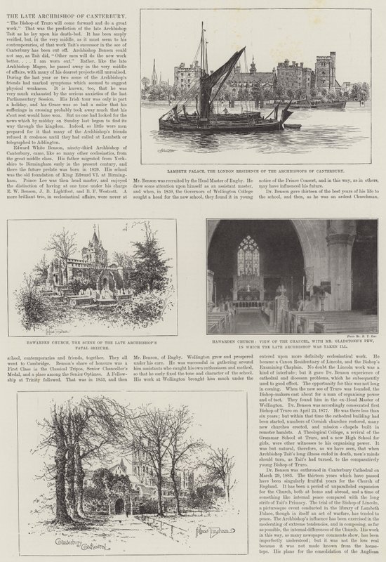 Der verstorbene Erzbischof von Canterbury von Alfred Robert Quinton