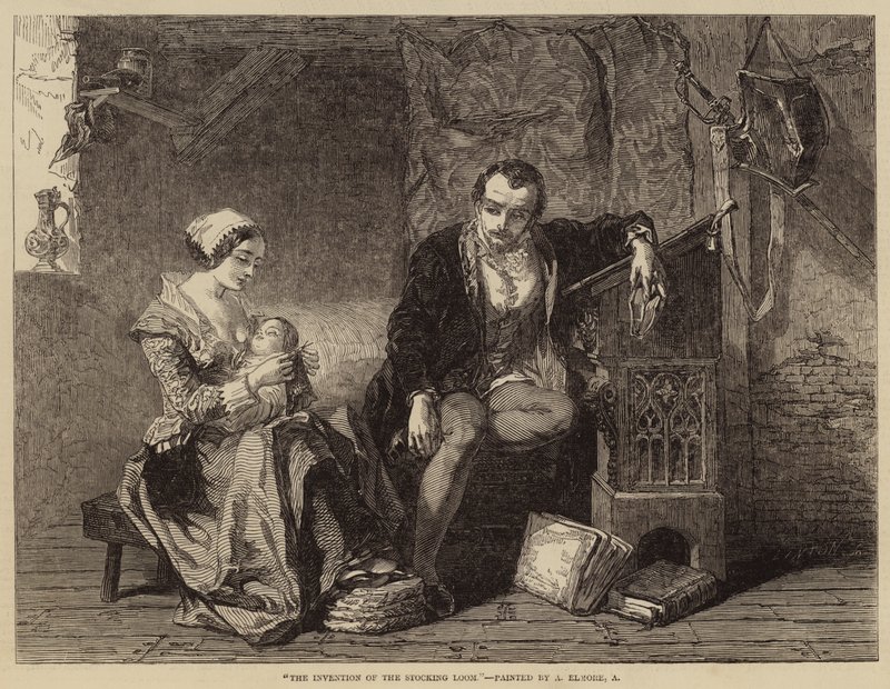 Die Erfindung des Strumpfwebstuhls von Alfred W. Elmore
