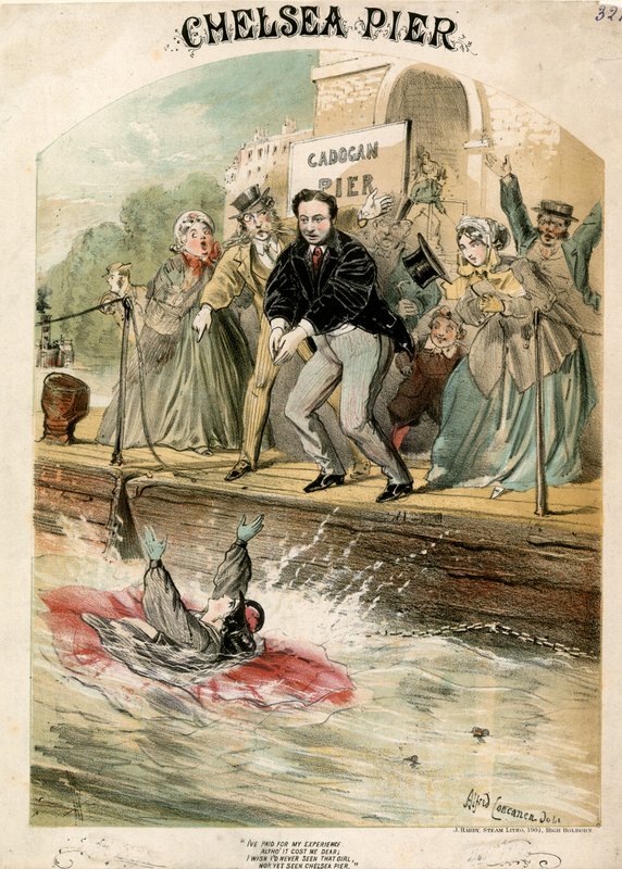 Chelsea Pier von Alfred Concanen
