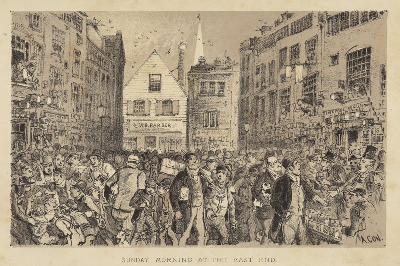 Sonntagmorgen im East End von Alfred Concanen