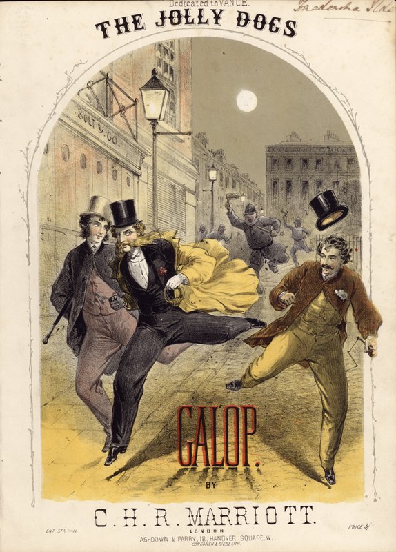 Der fröhliche Hunde-Galopp von Alfred Concanen