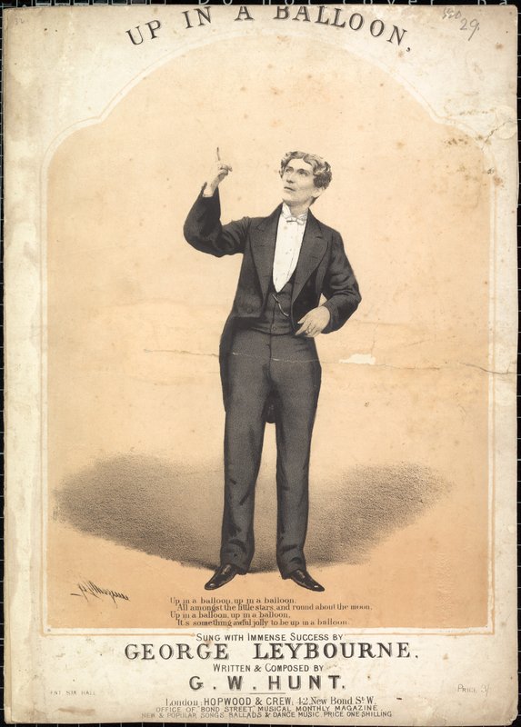Oben in einem Ballon von Alfred Concanen