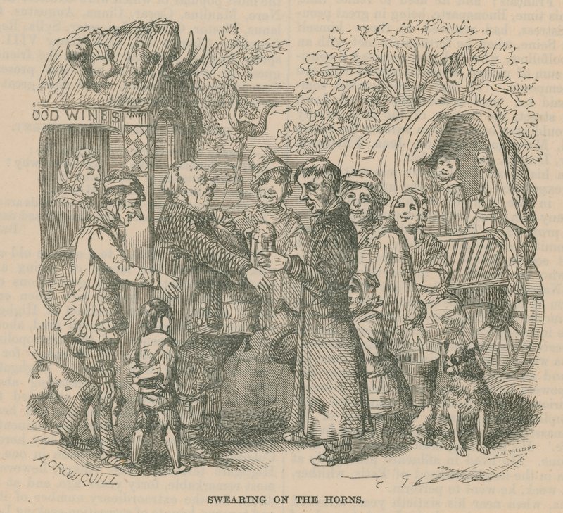 Schwur auf die Hörner von Alfred Crowquill