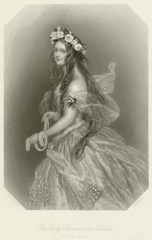 Lady Clementina Villiers von Alfred Edward Chalon
