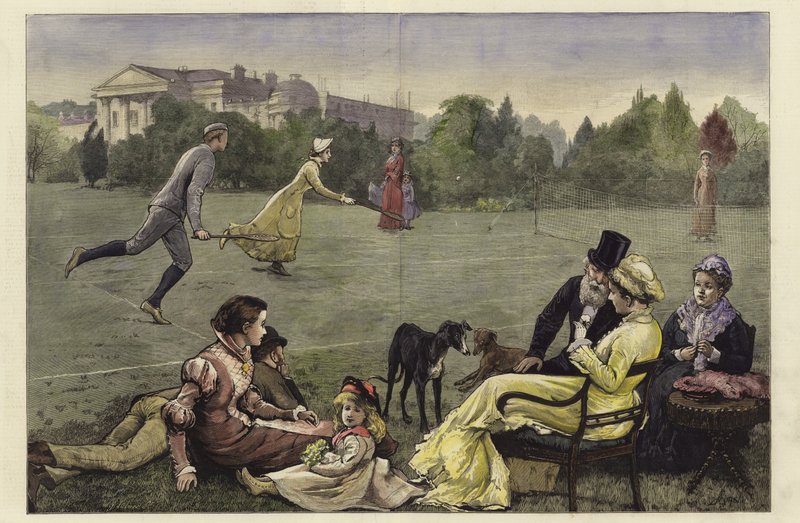 Rasen-Tennis von Alfred Edward Emslie