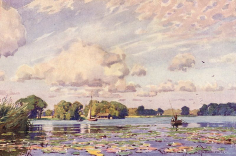 Barton Broad, Norfolk von Alfred Heaton Cooper