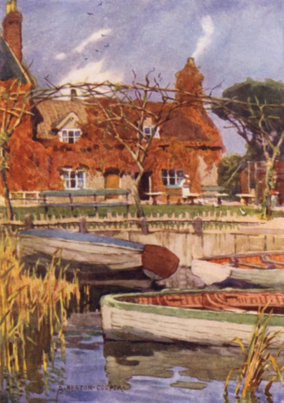 Eels Foot Inn, Ormesby, Norfolk von Alfred Heaton Cooper