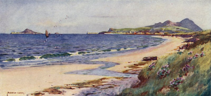Hill of Howth und Irelands Eye von Alfred Heaton Cooper
