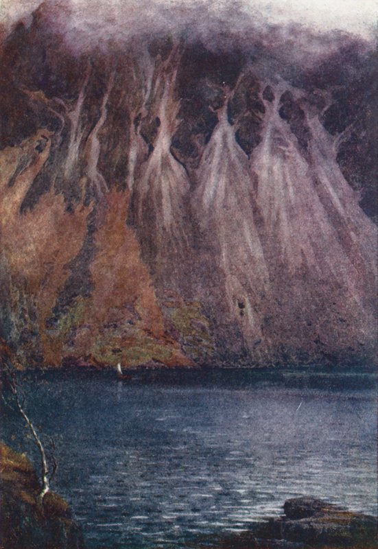 Lake District: Wastwater Screes von Alfred Heaton Cooper