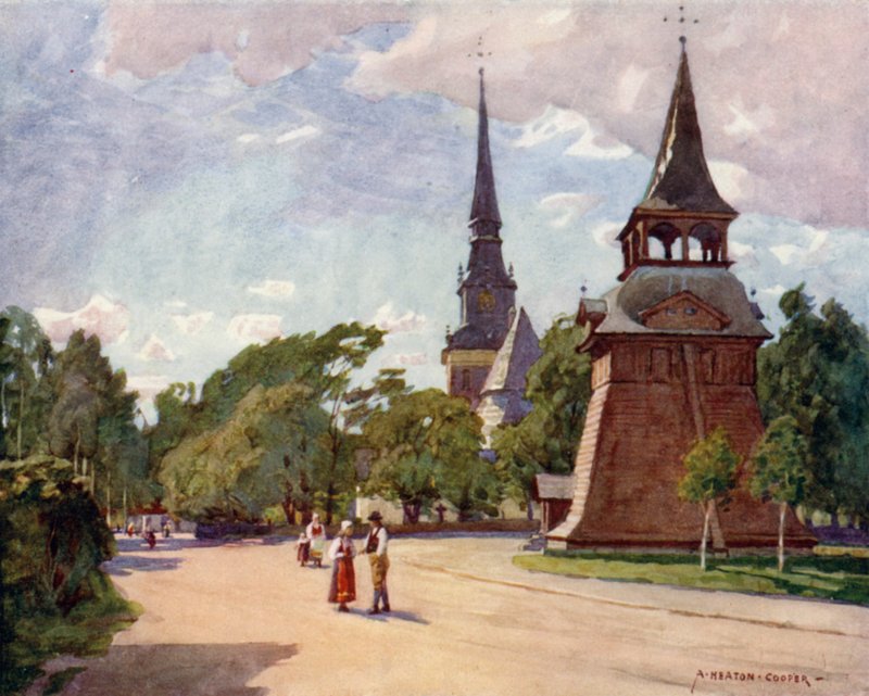 Mora Kirche von Alfred Heaton Cooper