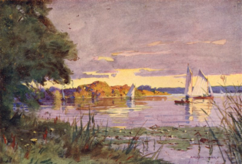 Oulton Broad, Suffolk von Alfred Heaton Cooper