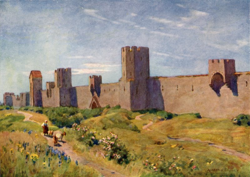 Die Mauern von Visby von Alfred Heaton Cooper