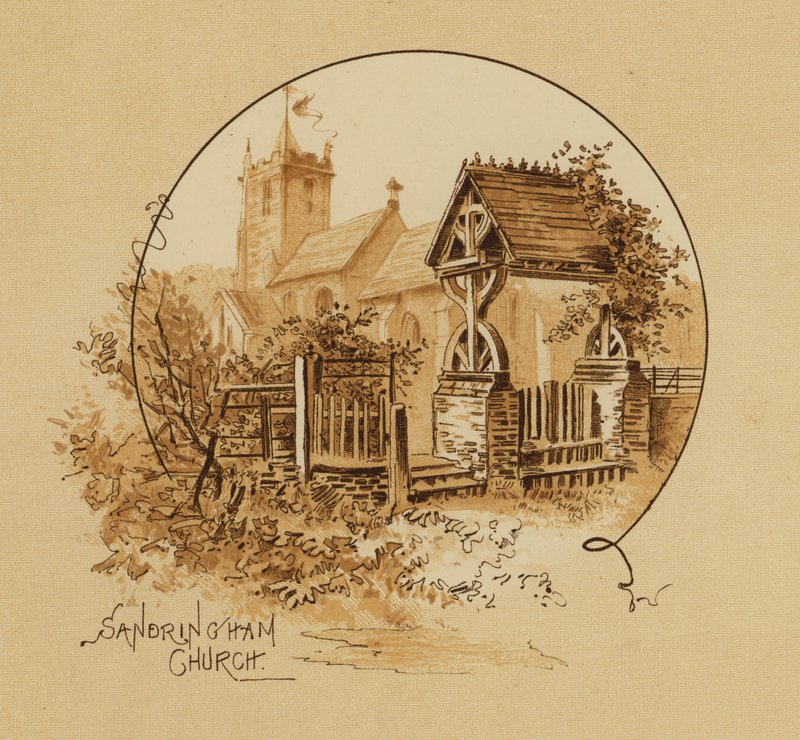 Sandringham Kirche, Norfolk von Alfred Johnson